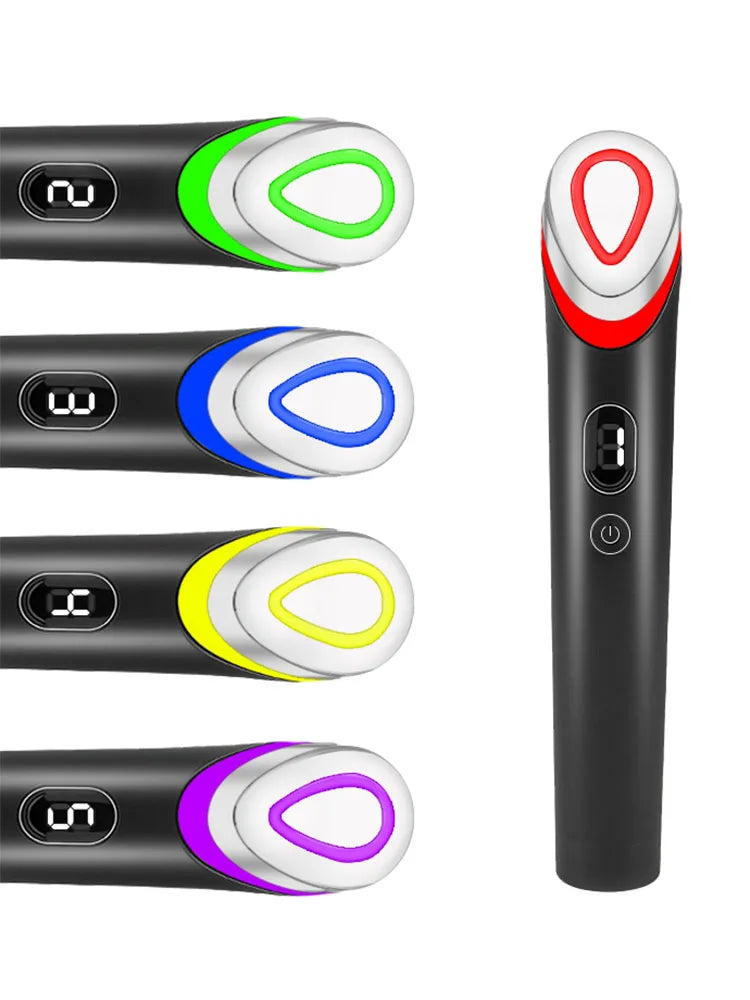 7-color LED skincare device for anti-aging and natural glow