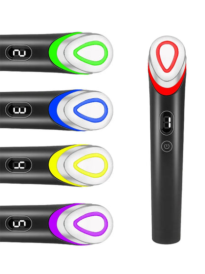 7-color LED skincare device for anti-aging and natural glow