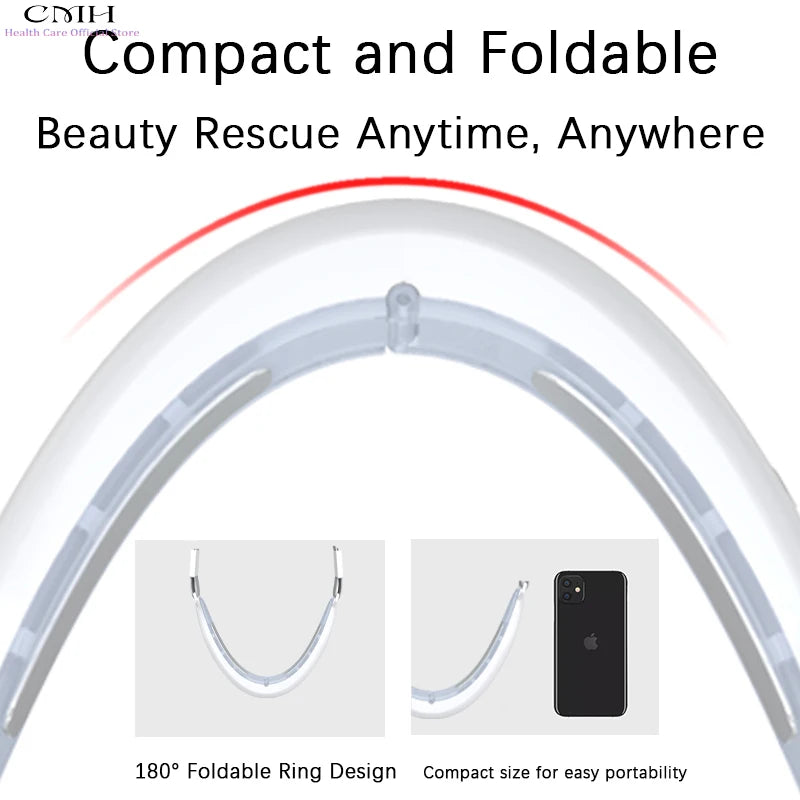 At-home double chin reducer with EMS technology