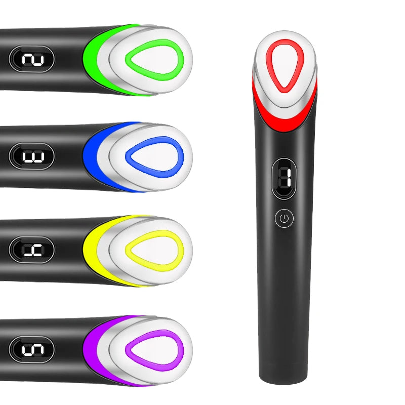 Pink and black Booster Pro LED microcurrent facial massager